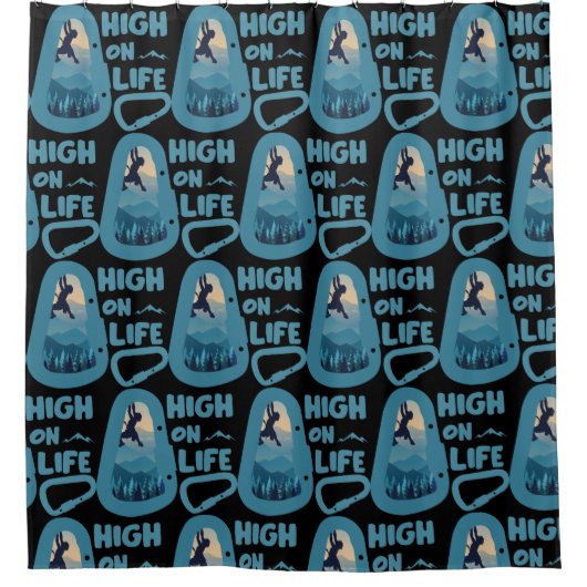 アルピニズム登山 シャワーカーテン (正面)