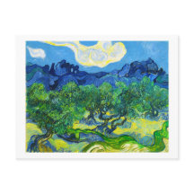 アルピルを背景にしたオリーブの木