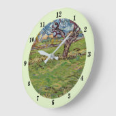 アルピルズ・ヴィンセント・ヴァン・ゴッホ付近の野原 ラージ壁時計 (傾斜)