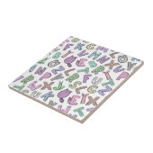 アルフお洒落ァベットを書く タイル (側面)