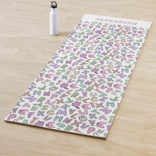 アルフお洒落ァベットを書く ヨガマット (インサイチュ)