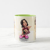 アルファΚのアルファ女子学生クラブのマグ ツートーンマグカップ (中央)