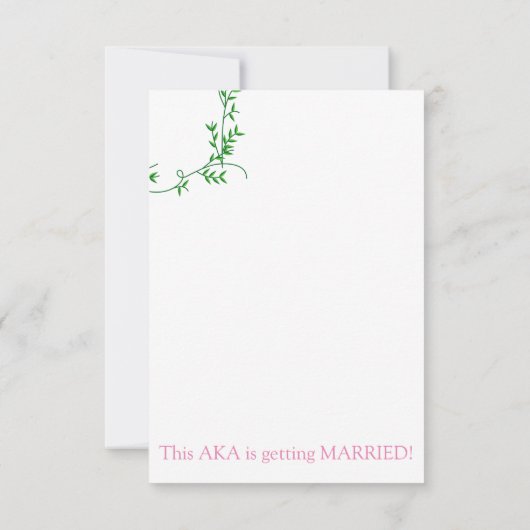 アルファΚのアルファ-日付の招待状を救って下さい セーブザデート (裏面)