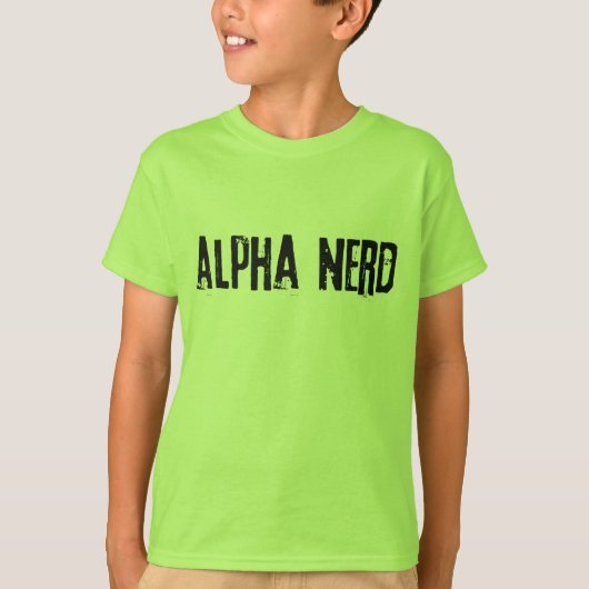 アルファおたくおもしろいT Tシャツ (正面)