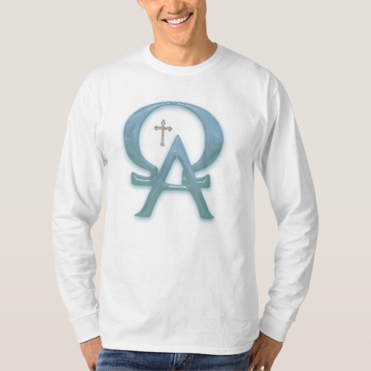 アルファとオメガのtシャツ tシャツ (正面)