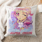 アルファひよこの枕20X20 クッション (ブランケット)