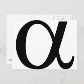 アルファアイコンa ポストカード (正面/裏面)