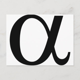 アルファアイコンa ポストカード