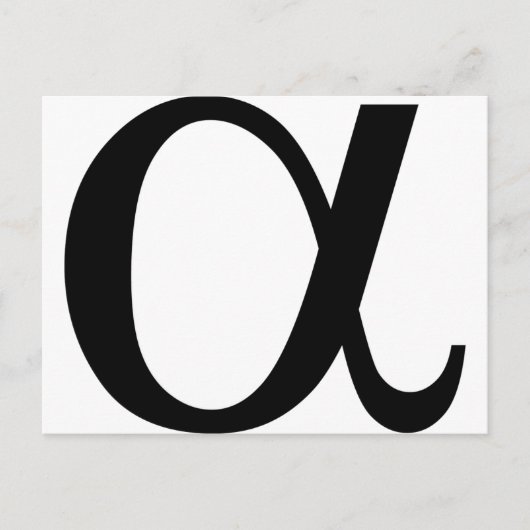 アルファアイコンa ポストカード (正面)