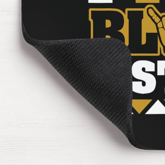 アルファアフリカ男子学生の社交クラブ1906 I Am Black History マウスパッド (コーナー)