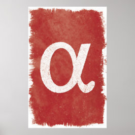 アルファアート – 数学ポスター ポスター