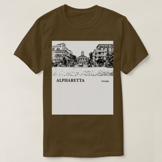 アルファイッタジョージアTシャツ3 Tシャツ (デザイン正面)