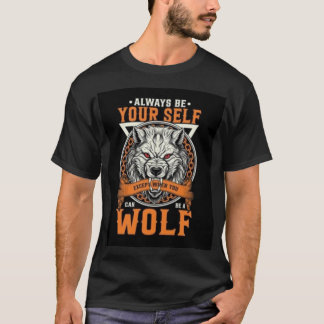 アルファウルフマインドセット：内なる野獣を解き放て Tシャツ
