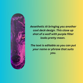 アルファウルフ スケートボード