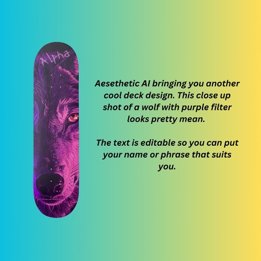 アルファウルフ スケートボード