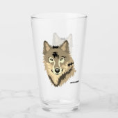 アルファウルフ タンブラーグラス (正面)