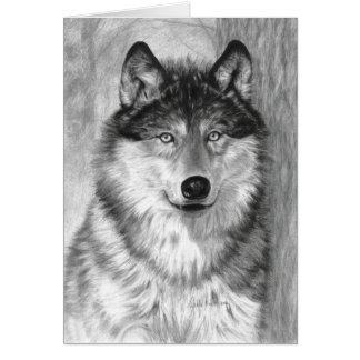 アルファオオカミの空白のなカード