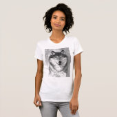 アルファオオカミのTシャツ Tシャツ (正面フル)