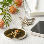 アルファオメガキングオブキングスデザイン キーホルダー (側面)