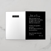 アルファオメガ詩 箔グリーティングカード (外側レイダウン)