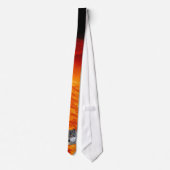 アルファグレーウルフ&燃えるサンワイルドライフタイ ネクタイ (裏面)