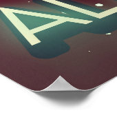 アルファケンタウリ宇宙アートポスター ポスター (角)