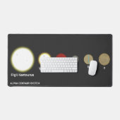 アルファケンタウリ系 デスクマット (キーボード&マウス)