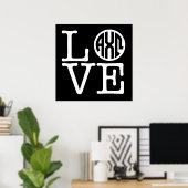 アルファチーオメガ |愛 ポスター (ホームオフィス)