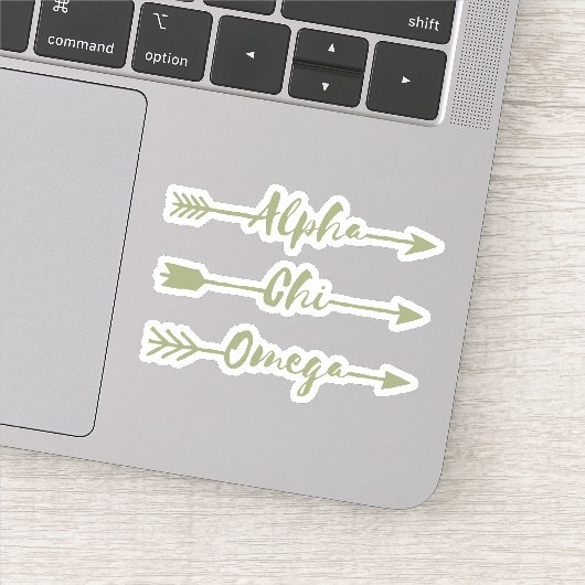 アルファチーオメガ |矢印 シール (詳細)