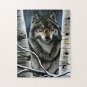 アルファティンバーウルフポプラの木 ジグソーパズル (縦)