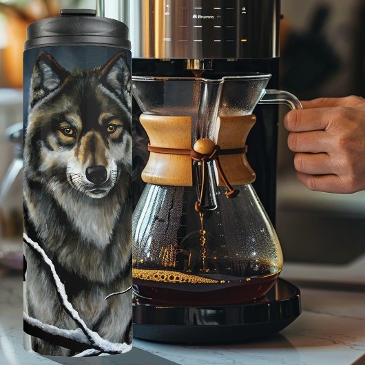 アルファティンバーウルフポプラの木 タンブラー