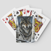 アルファティンバーウルフポプラの木 トランプ (裏面)