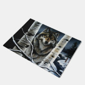 アルファティンバーウルフポプラの木 ドアマット (アングル)