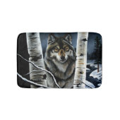 アルファティンバーウルフポプラの木 バスマット (正面)