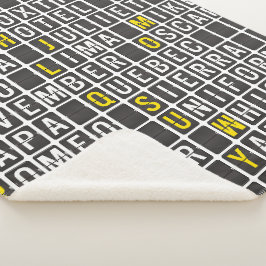 アルファブラボー・チャーリー シェルパブランケット