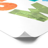 アルファベッカラフルトアートプリント ポスター (角)