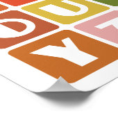 アルファベットいけなのポスター ポスター (角)