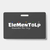 アルファベットおもしろいことわざ バッジ (Back)