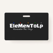 アルファベットおもしろいことわざ バッジ (正面)