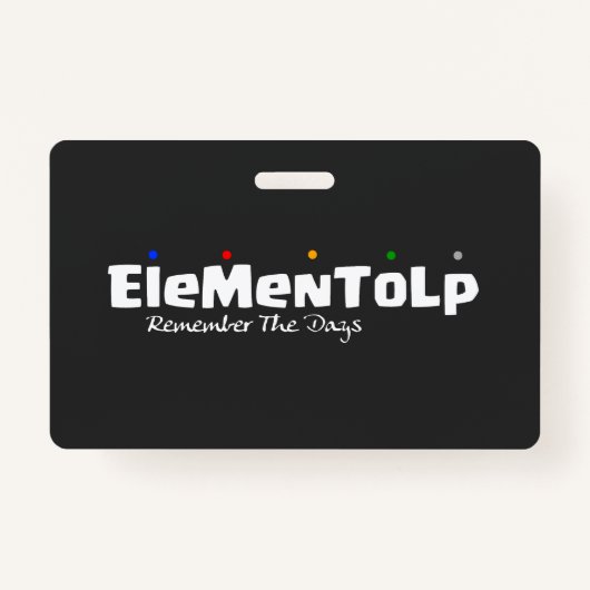 アルファベットおもしろいことわざ バッジ (正面)