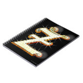 アルファベットきらきら光るZ ノートブック (左側)