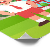 アルファベットと数字の学習 ポスター (角)