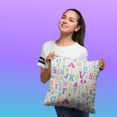 アルファベットと文字の装飾装飾用クッション クッション