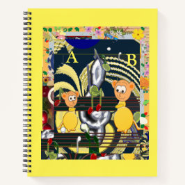 アルファベットのトレース文字シートネズミ ノートブック