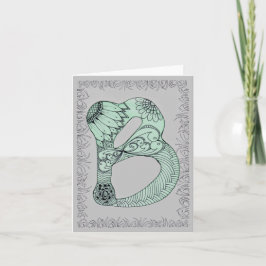 アルファベットのノートカードB ノートカード