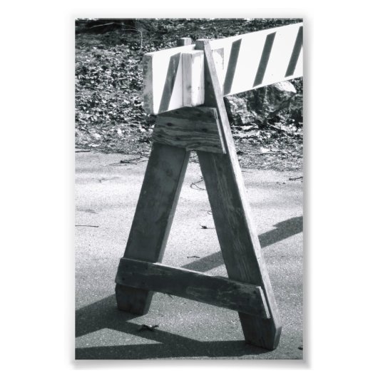 アルファベットのフォトレターA2白黒4x6 フォトプリント (正面)