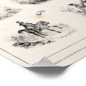 アルファベットのプライマーからの文字D, 1832 ポスター (角)