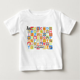 アルファベットのワイシャツ ベビーTシャツ