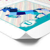 アルファベットの動物のポスターの改訂 ポスター (角)