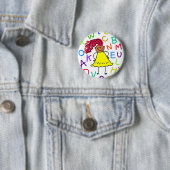 アルファベットの女の子 缶バッジ (インサイチュ)